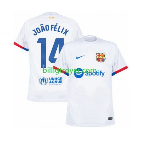 Billige Fotballdrakter FC Barcelona Joao Felix 14 Bortedraktsett 2023/24 Kortermet